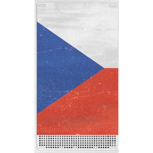 Czech Republic Flag Distressed Xbox Series S Bundle Skin